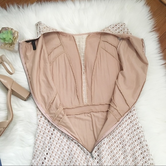 BCBG MaxAzria Tracie Blush Asymmetrical Dress - Picture 6 of 8